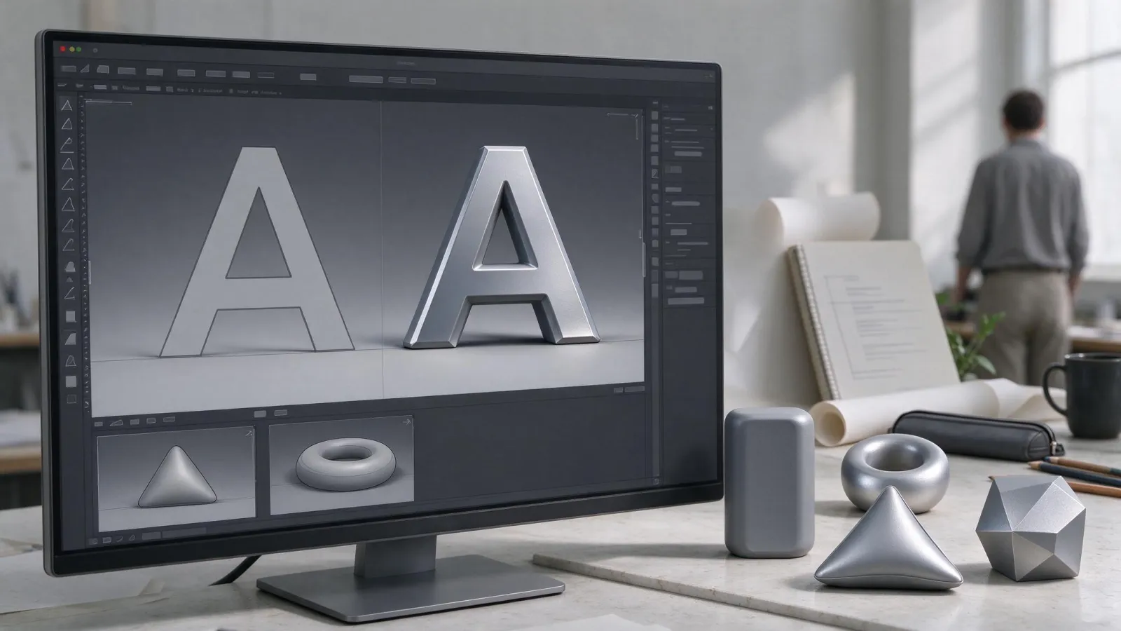 Ảnh minh hoạ Hiệu ứng 3D trong Illustrator: minh hoạ trực quan cho Hiệu ứng 3D trong Illustrator