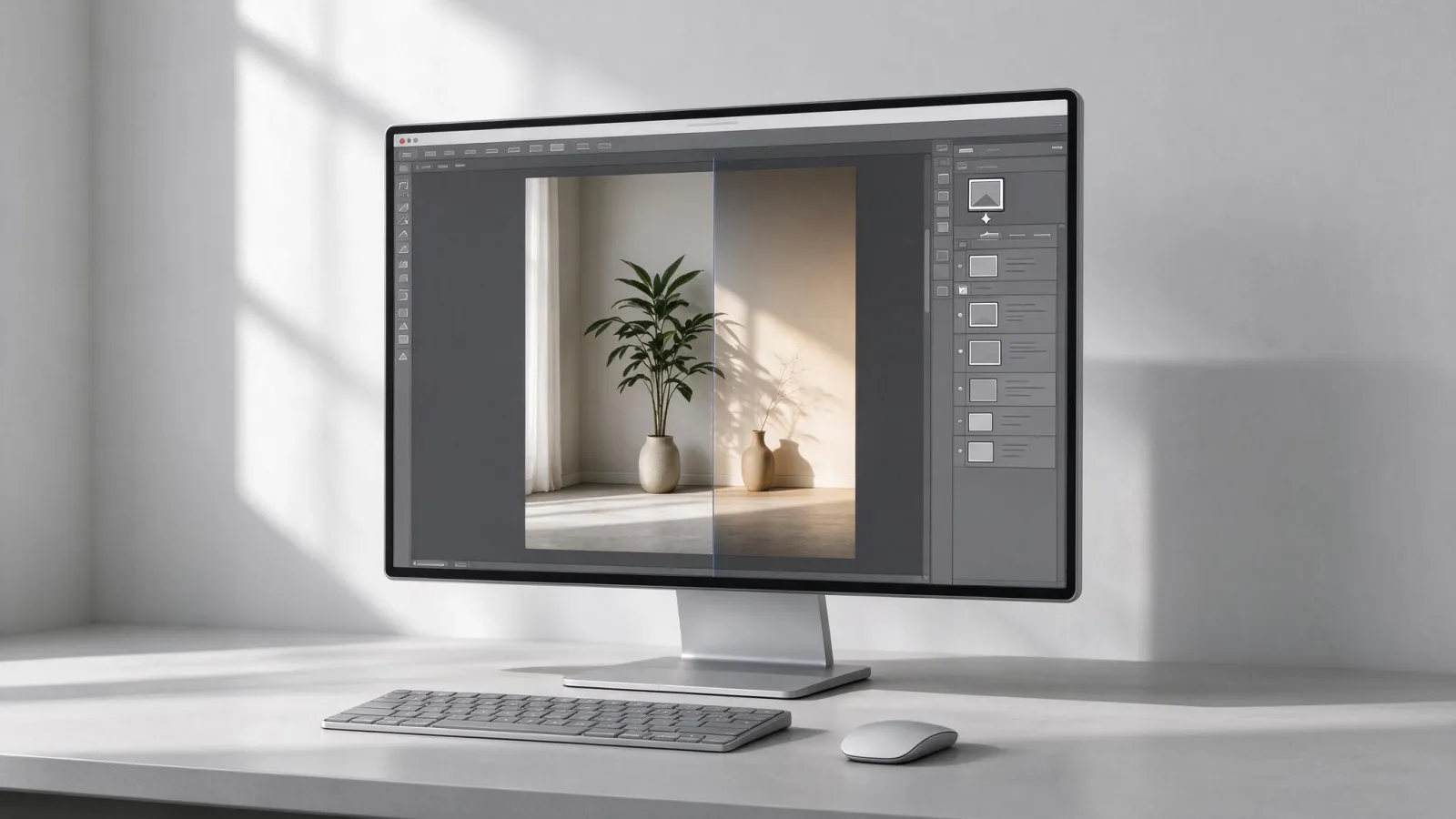 Ảnh minh hoạ Adjustment Layer Clipping Mask: minh hoạ trực quan cho Adjustment Layer Clipping Mask