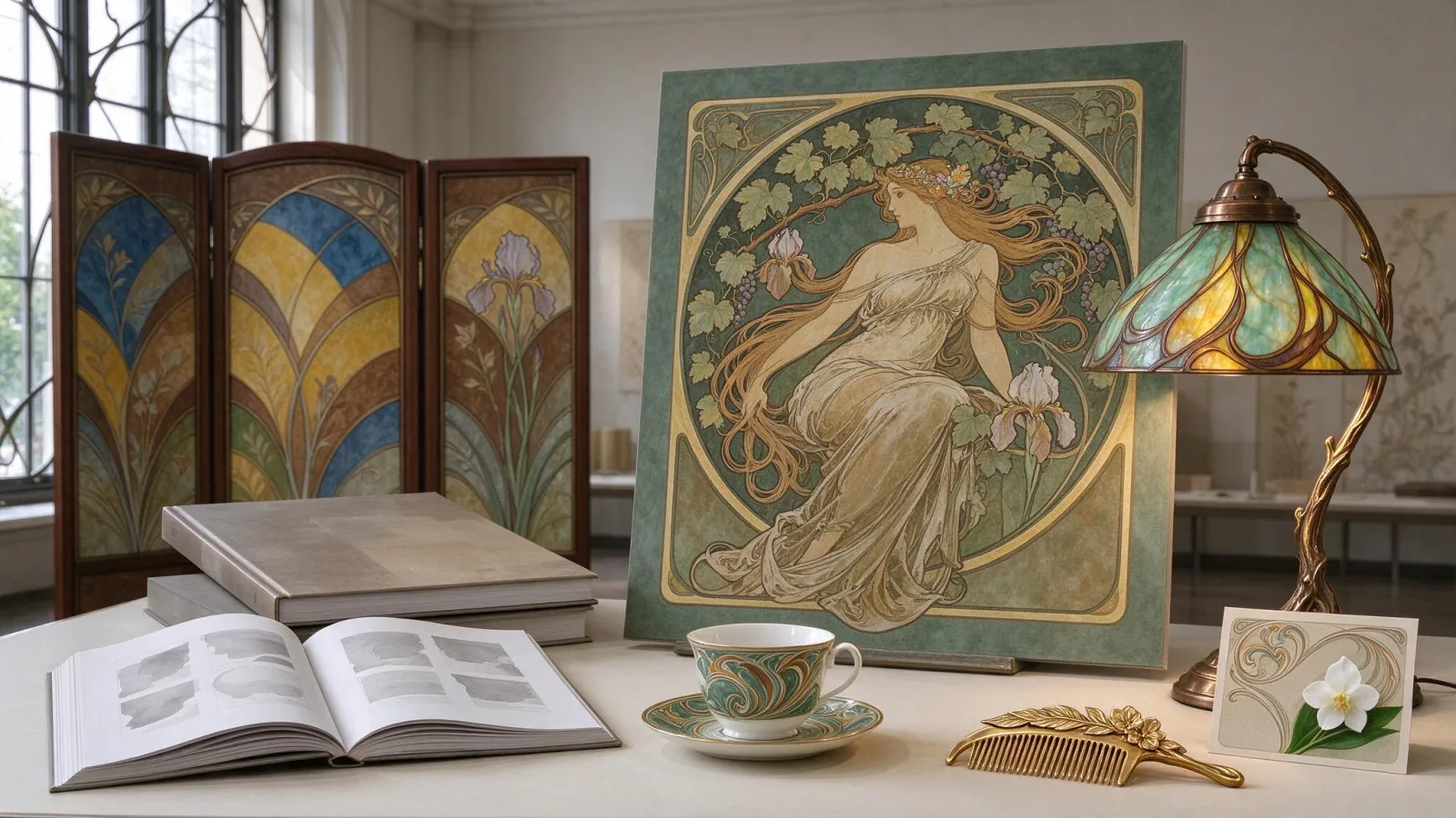 Ảnh minh hoạ Art Nouveau (Tân nghệ thuật): minh hoạ trực quan cho Art Nouveau (Tân nghệ thuật)