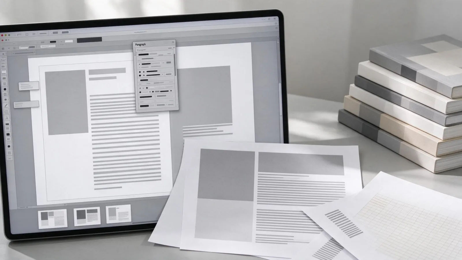 Ảnh minh hoạ Bảng Paragraph (Paragraph panel): minh hoạ trực quan cho Bảng Paragraph (Paragraph panel)
