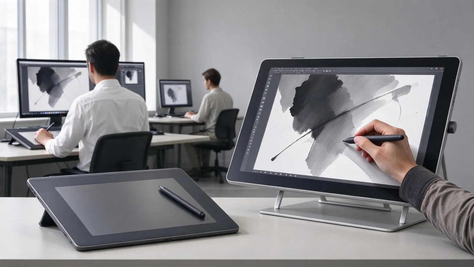 Ảnh minh hoạ Bảng vẽ điện tử (drawing tablet): minh hoạ trực quan cho Bảng vẽ điện tử (drawing tablet)