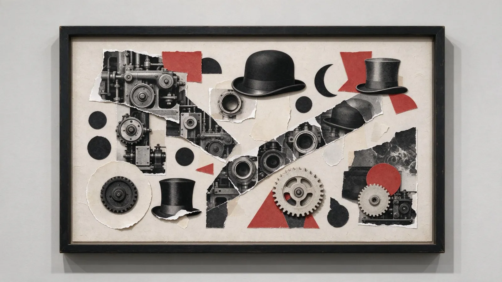Ảnh minh hoạ Chủ nghĩa Dada (Dadaism): tranh cắt dán phong cách Dada