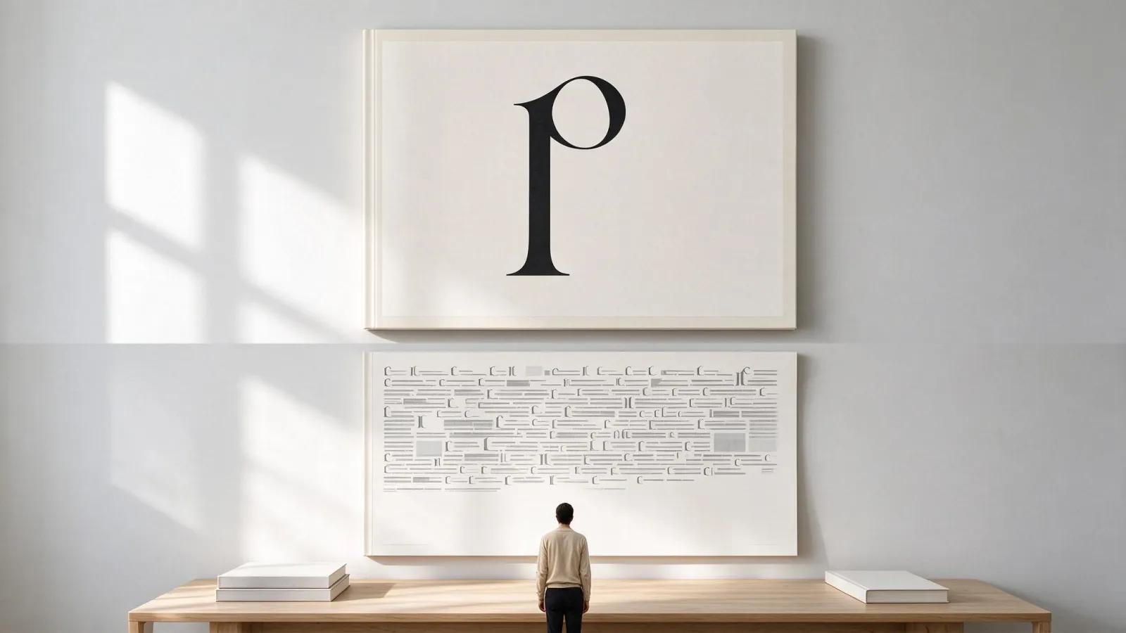 Ảnh minh hoạ Font tiêu đề (display font): một display font đẹp ở cỡ tiêu đề và cùng font đó ở cỡ đoạn văn trông khó đọc