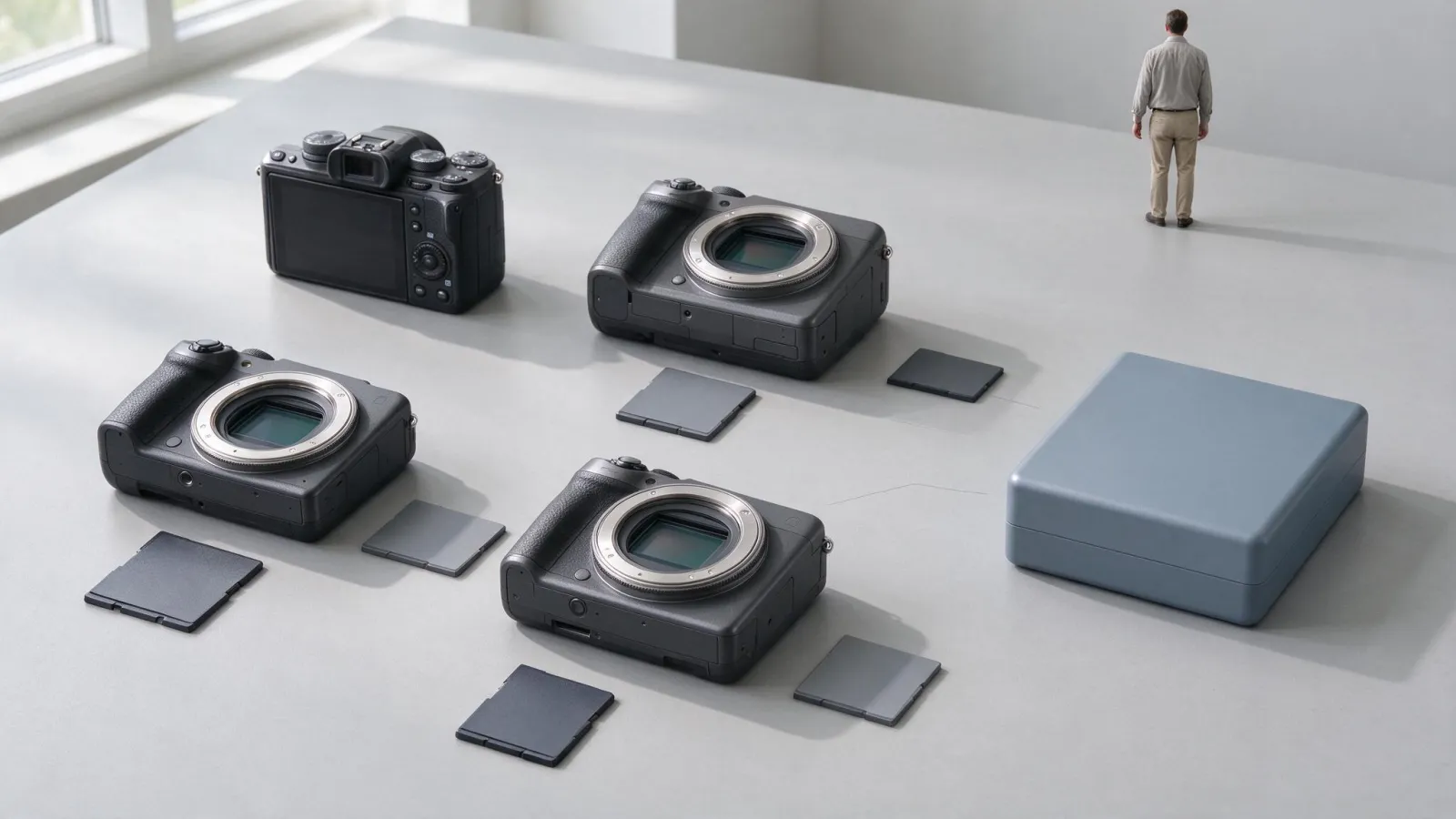 Ảnh minh hoạ DNG (Digital Negative): sơ đồ các đuôi RAW của từng hãng (CR3, NEF, ARW, RAF) cùng chuyển về một file DNG