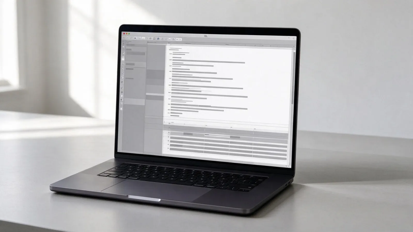 Ảnh minh hoạ EDL (Edit Decision List): ảnh mẫu một file EDL mở trong trình soạn thảo văn bản, nguồn, timecode vào và ra