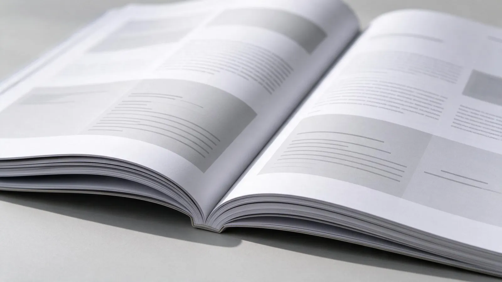 Ảnh minh hoạ Folio (số trang và thông tin chân trang): góc dưới của một trang đôi tạp chí phóng to, folio trái và phải gồm số trang, tên tạp chí và số phát hành