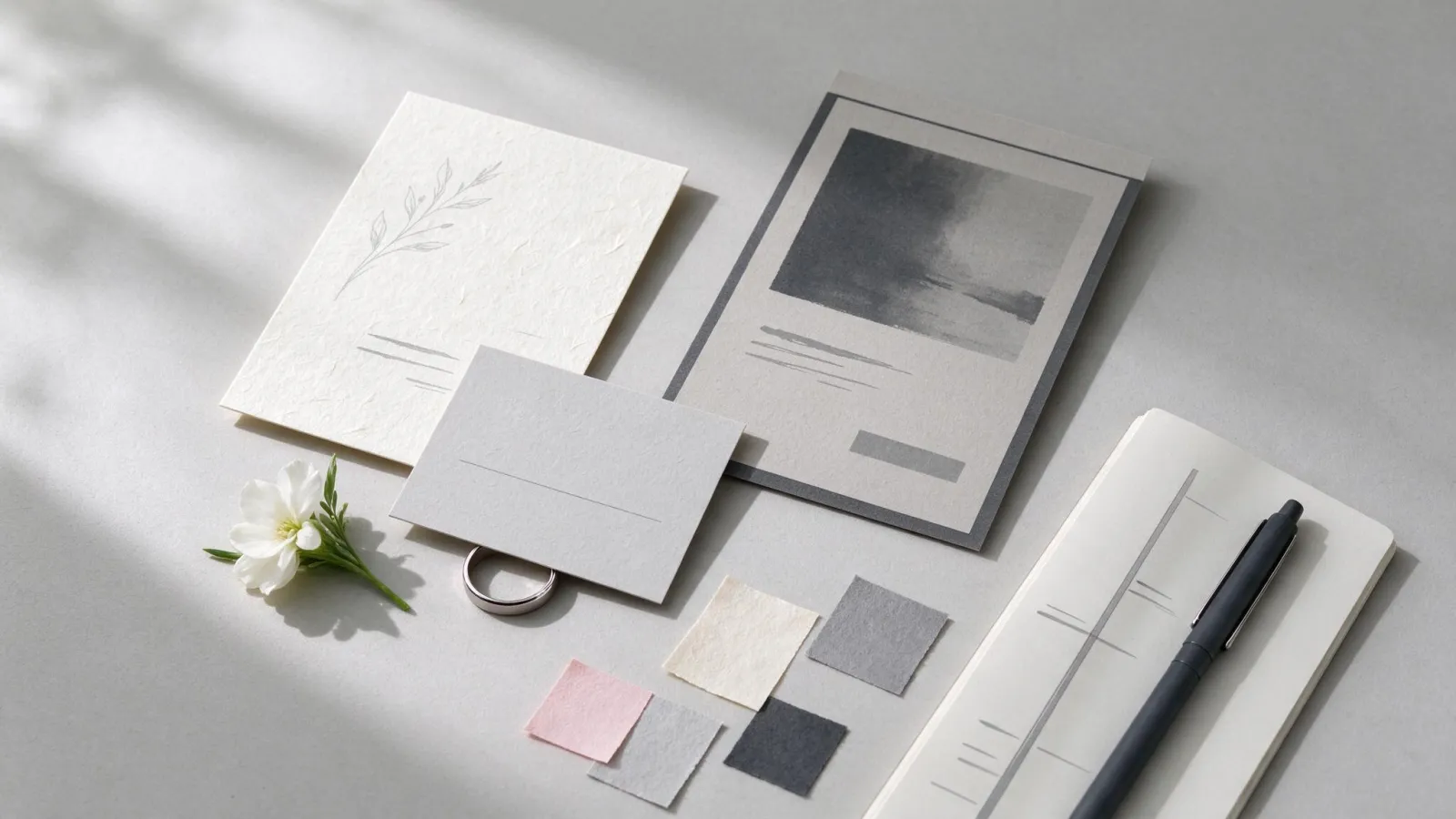 Ảnh minh hoạ Thiệp mời (invitation card): một thiệp cưới và một thiệp mời sự kiện