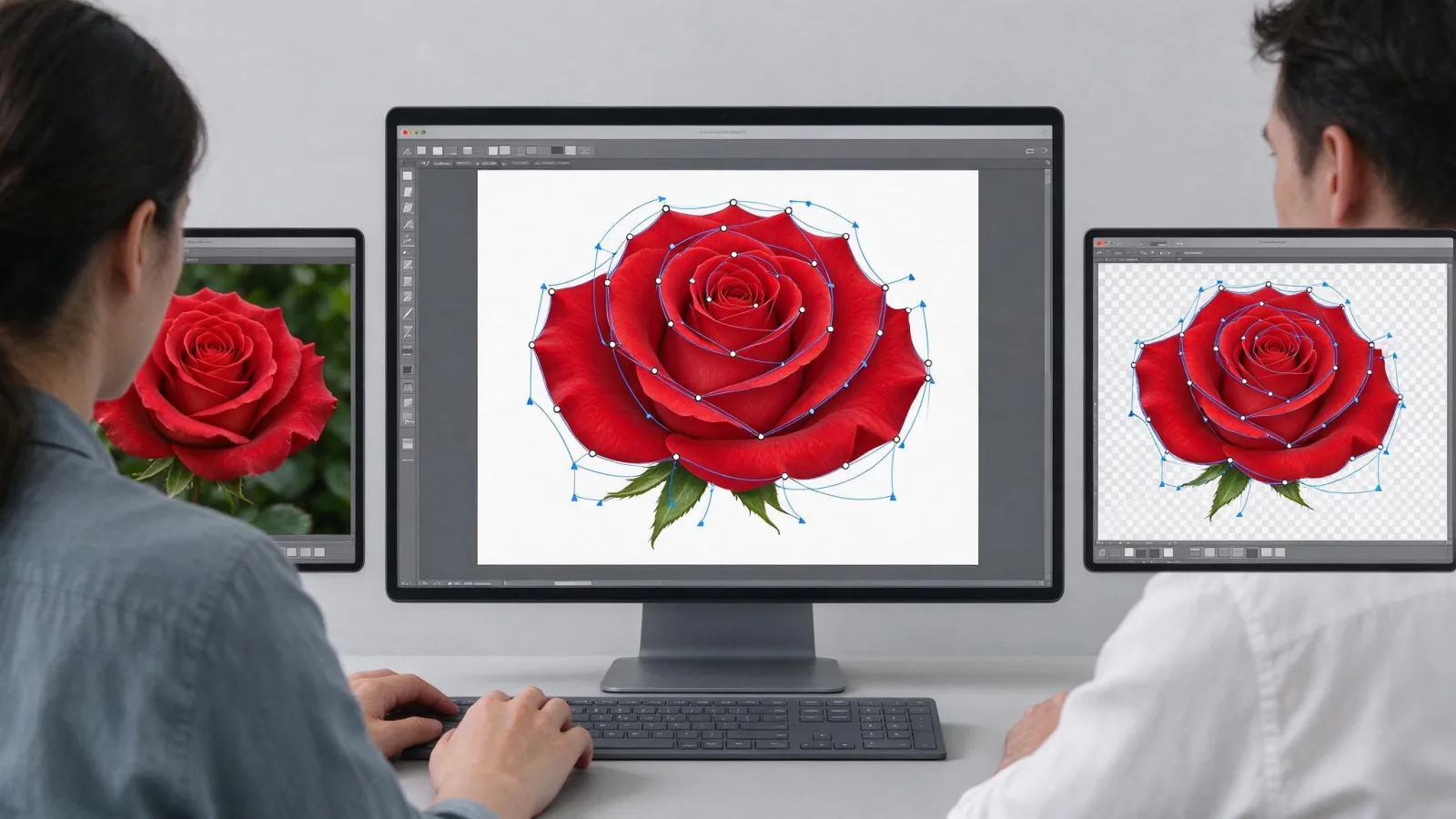Ảnh minh hoạ Pen Tool (bút vẽ đường): minh hoạ trực quan cho Pen Tool (bút vẽ đường)