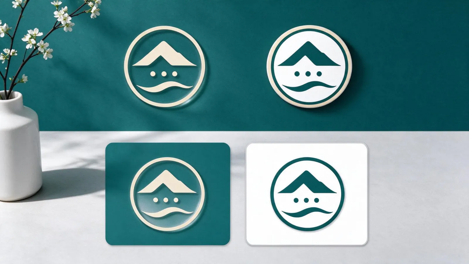 Ảnh minh hoạ PNG: một logo PNG trong suốt đặt trên nền màu và cùng logo JPG có nền trắng, kèm so sánh dung lượng