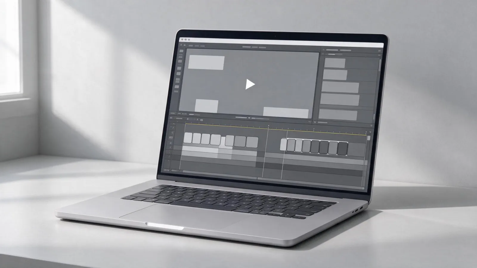 Ảnh minh hoạ Ripple Edit (cắt kéo dồn clip): sơ đồ timeline trước và sau khi rút ngắn một clip bằng Ripple Edit, các clip sau dồn lên không còn khoảng trống