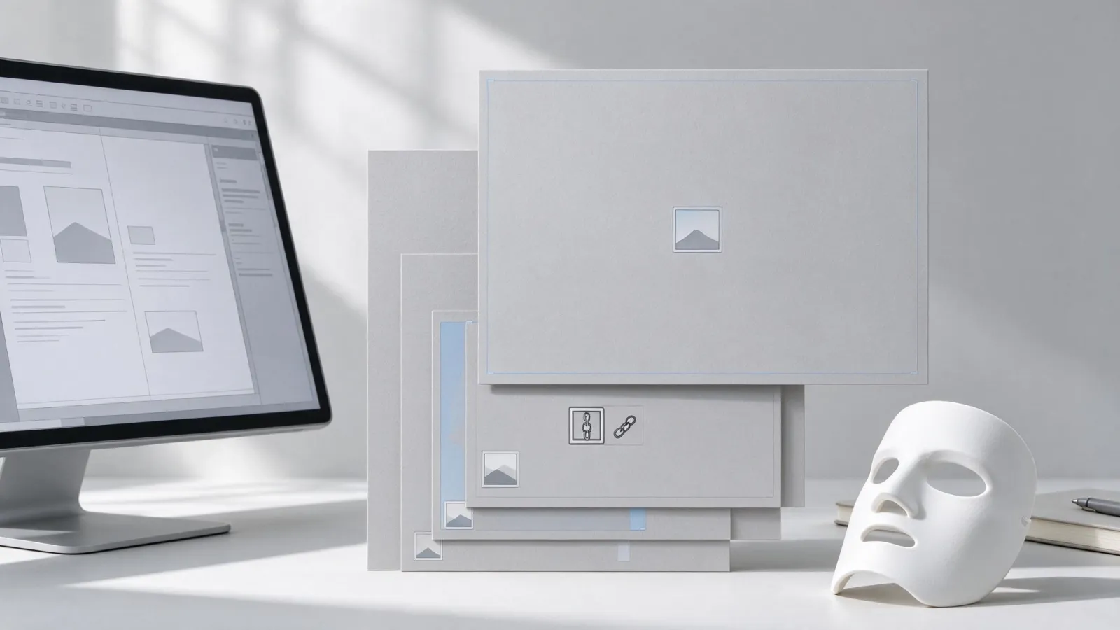 Ảnh minh hoạ Smart Filter: bảng Layers với Smart Object và danh sách Smart Filter bên dưới, kèm mask của bộ lọc