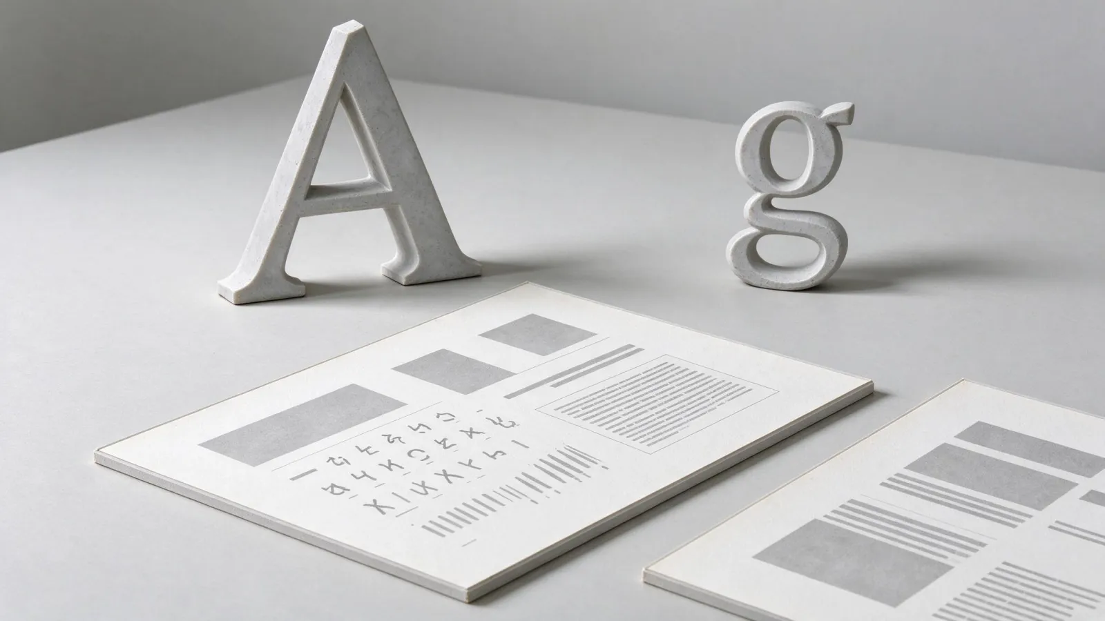Ảnh minh hoạ Bản mẫu font (type specimen): một trang specimen mẫu: tên font cỡ lớn, bảng ký tự đầy đủ có chữ Việt, thang cỡ chữ từ 72pt xuống 9pt và đoạn văn mẫu
