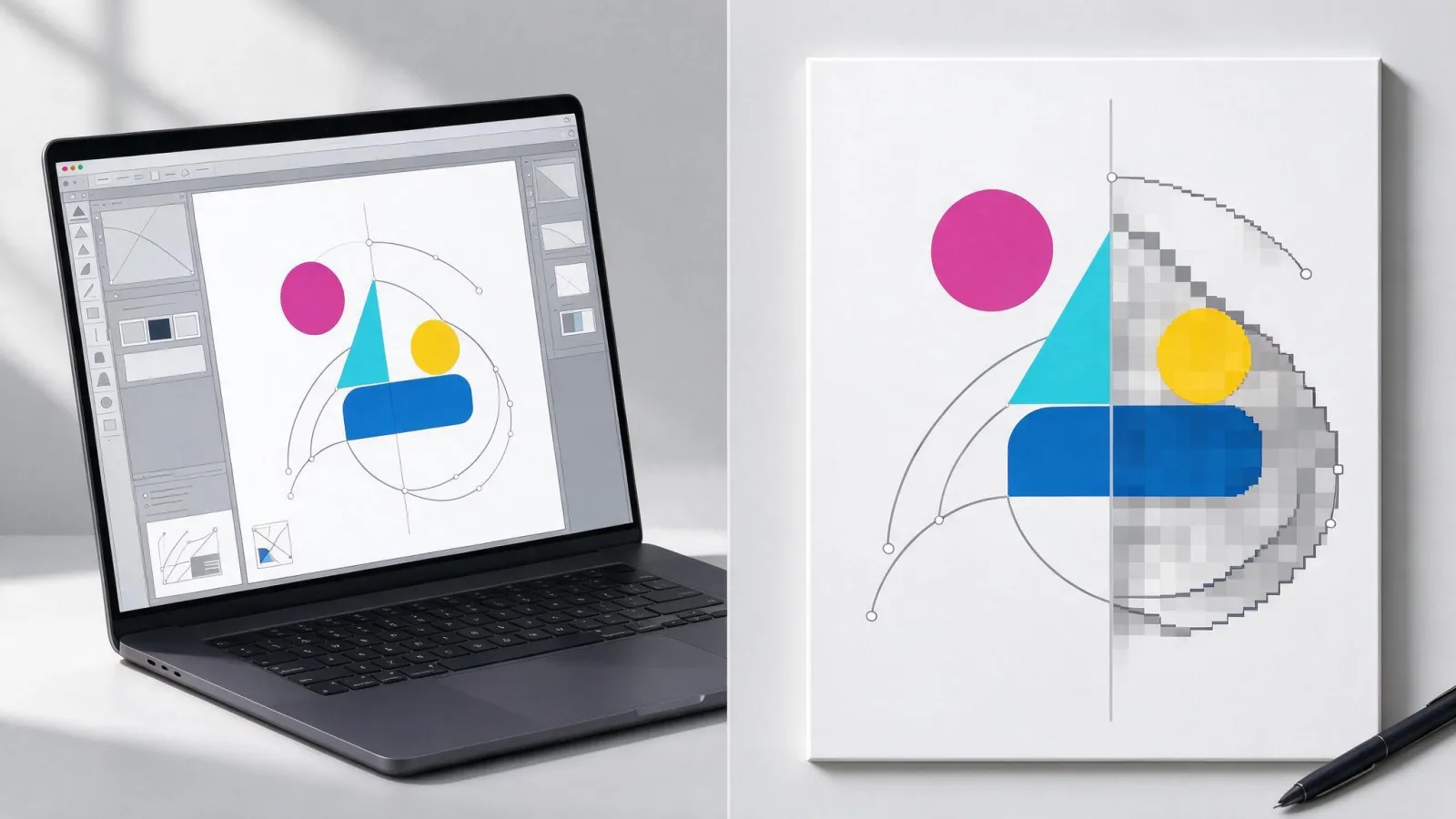 Ảnh minh hoạ Vector Graphics: minh hoạ trực quan cho Vector Graphics